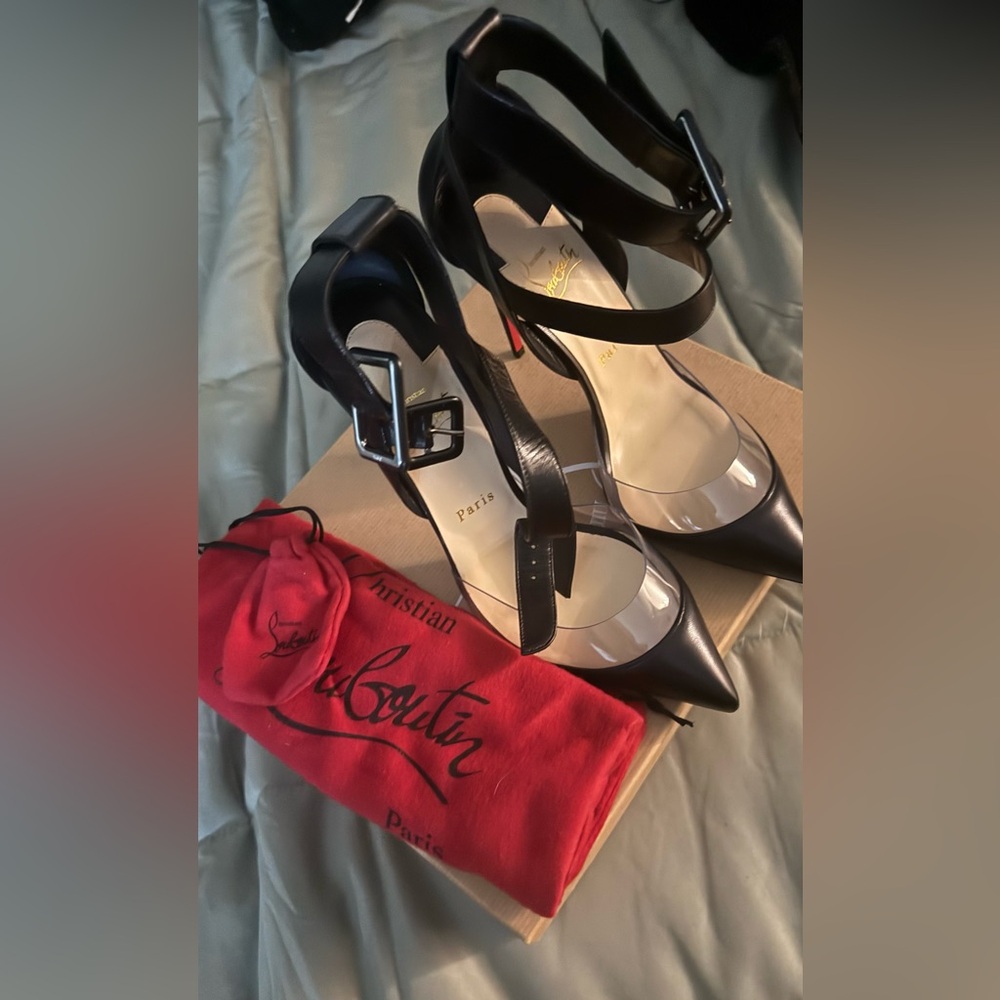 Christian Louboutin Black Heels brand new in the original box Sold Out Authentic